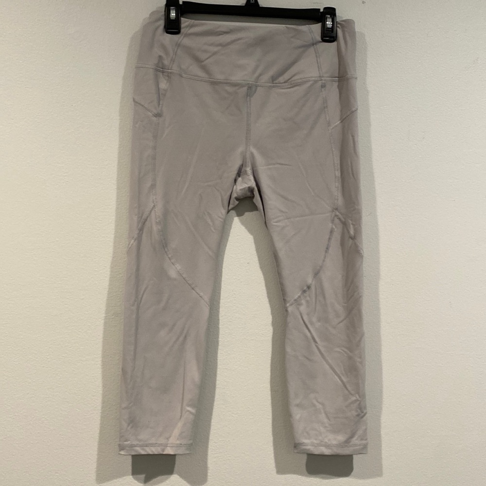 RBX Light Gray Cropped Leggings - Size Large